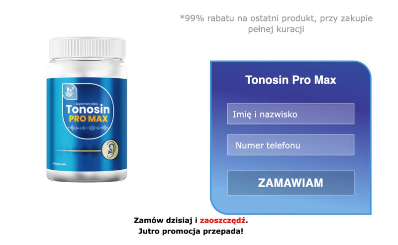 Best tonosin -- cena w aptece in Poland